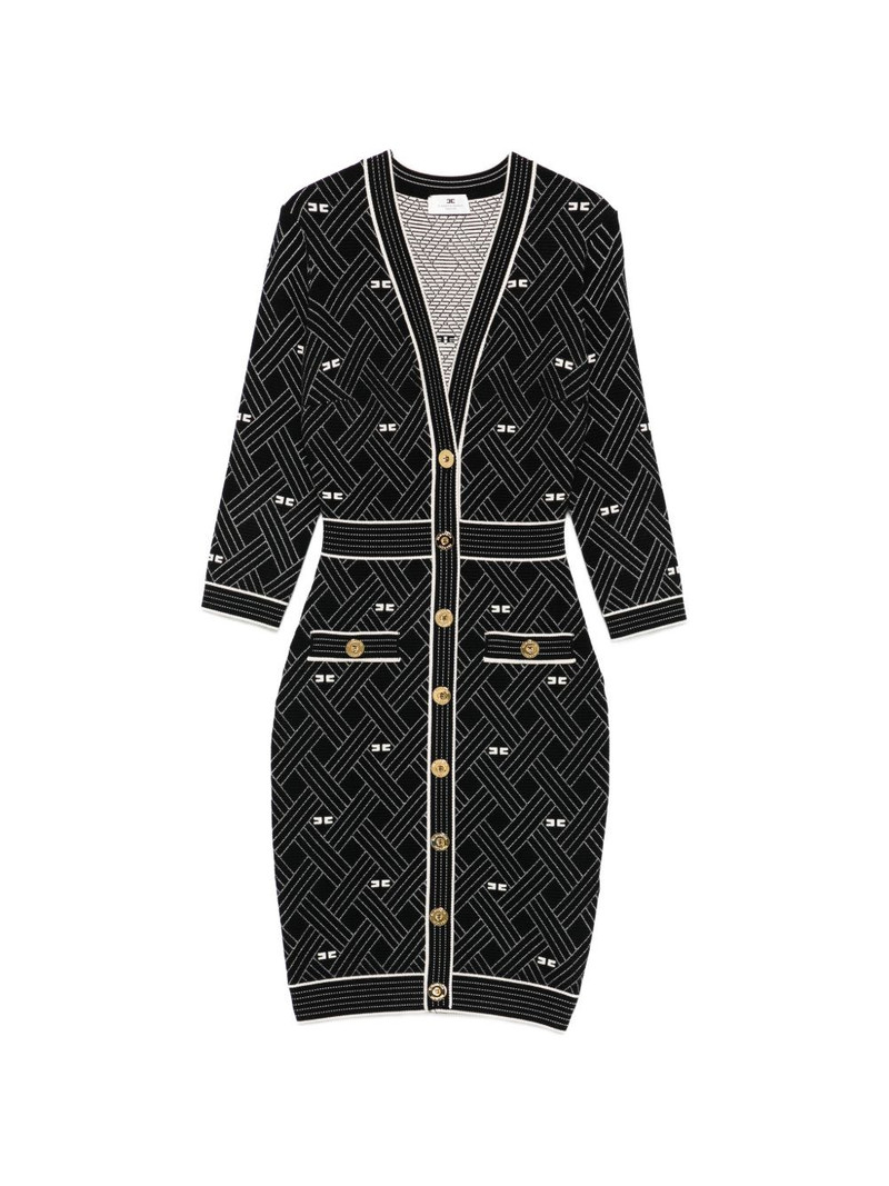 button patterned dress 1