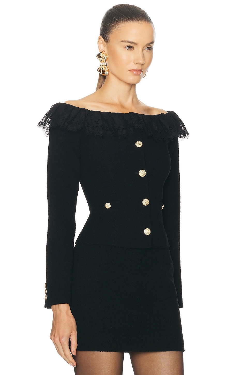Off The Shoulder Jacket - 2