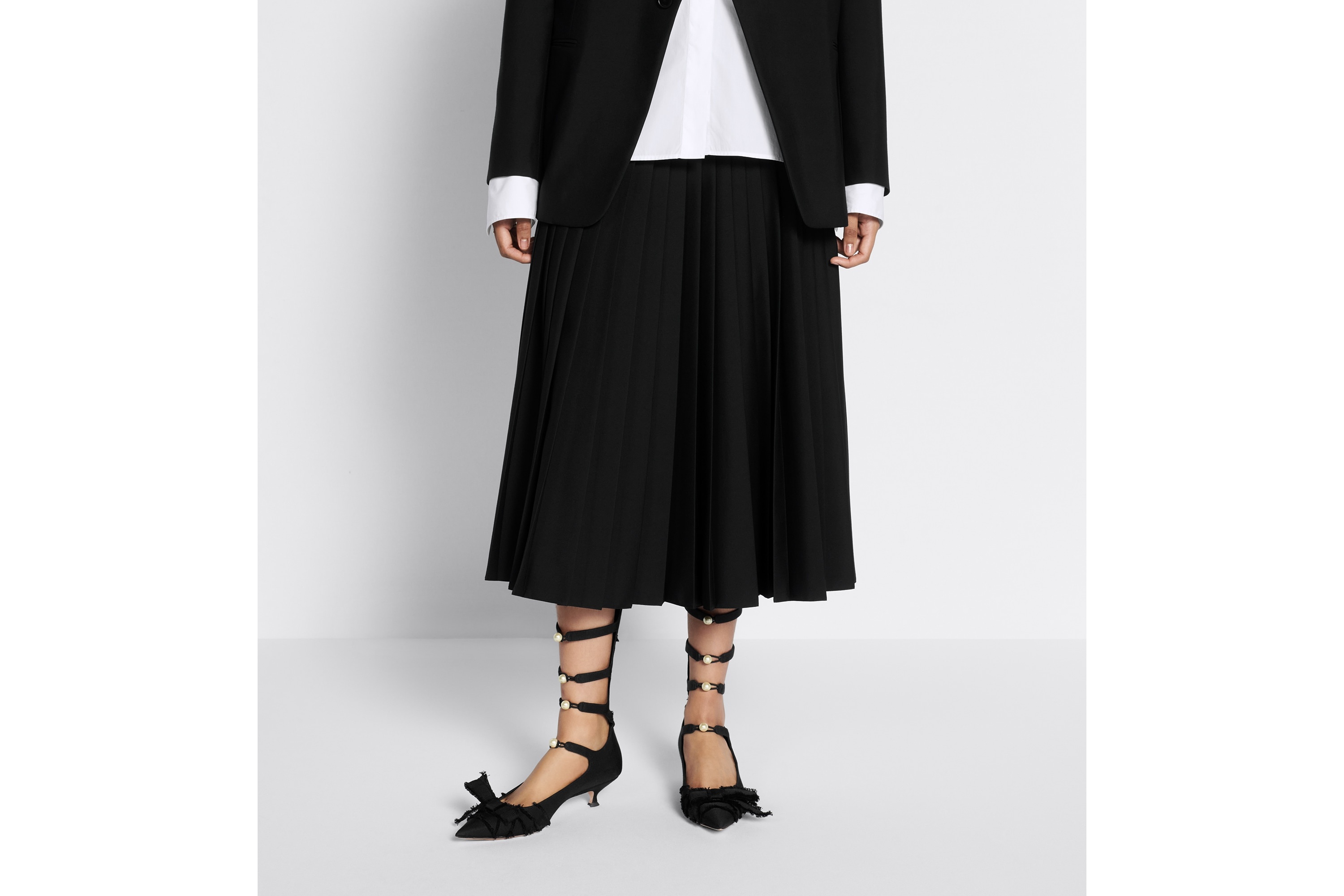 Flared Mid-Length Skirt - 5