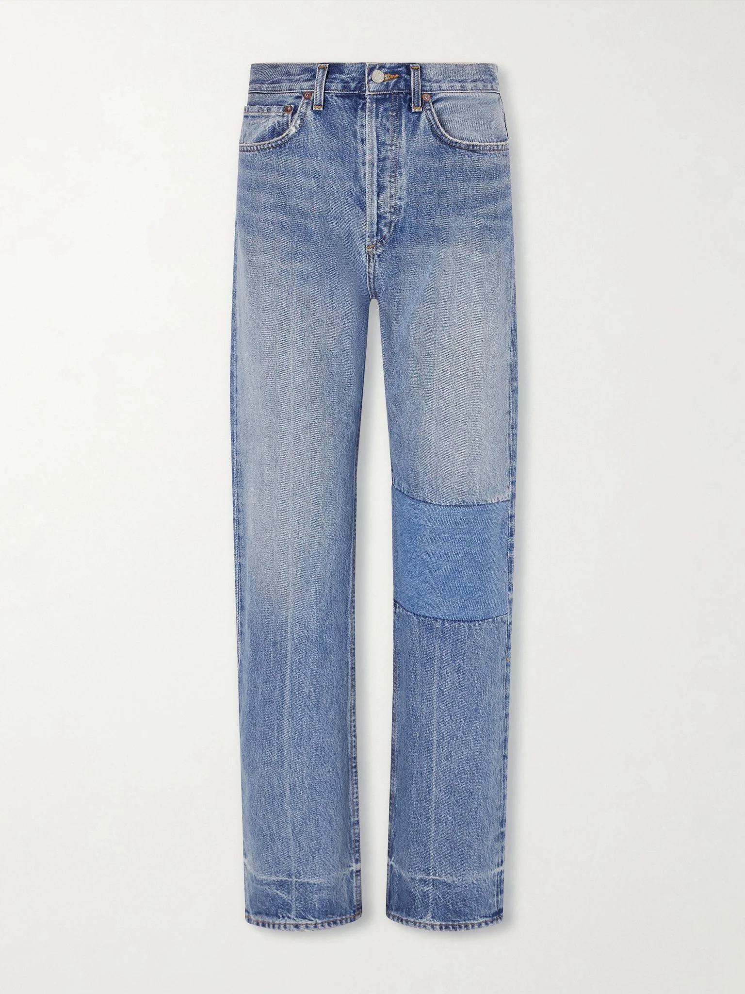 90's mid-rise straight-leg jeans Mid denim - 1