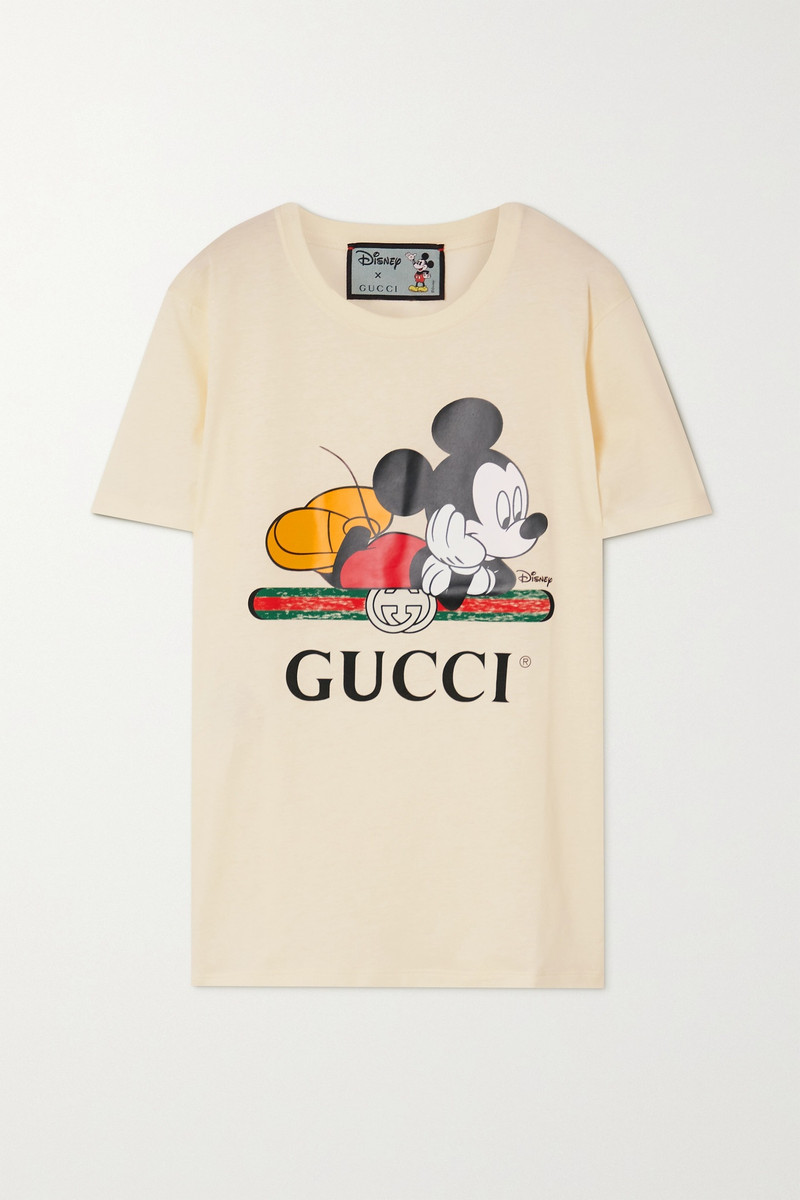 + Disney + NET SUSTAIN printed organic cotton-jersey T-shirt White - 1