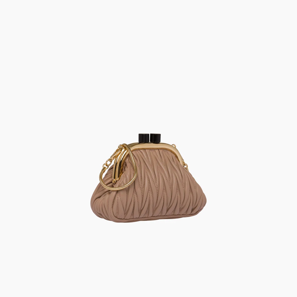 Miu Belle nappa leather mini-bag - 4