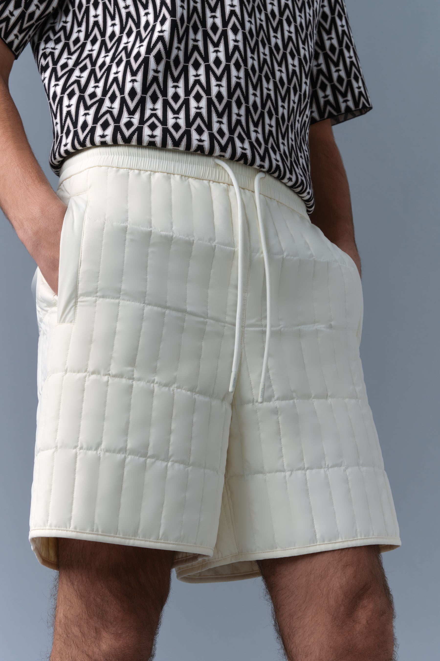 SEBASTIAN Vertical Quilted Shorts - 5