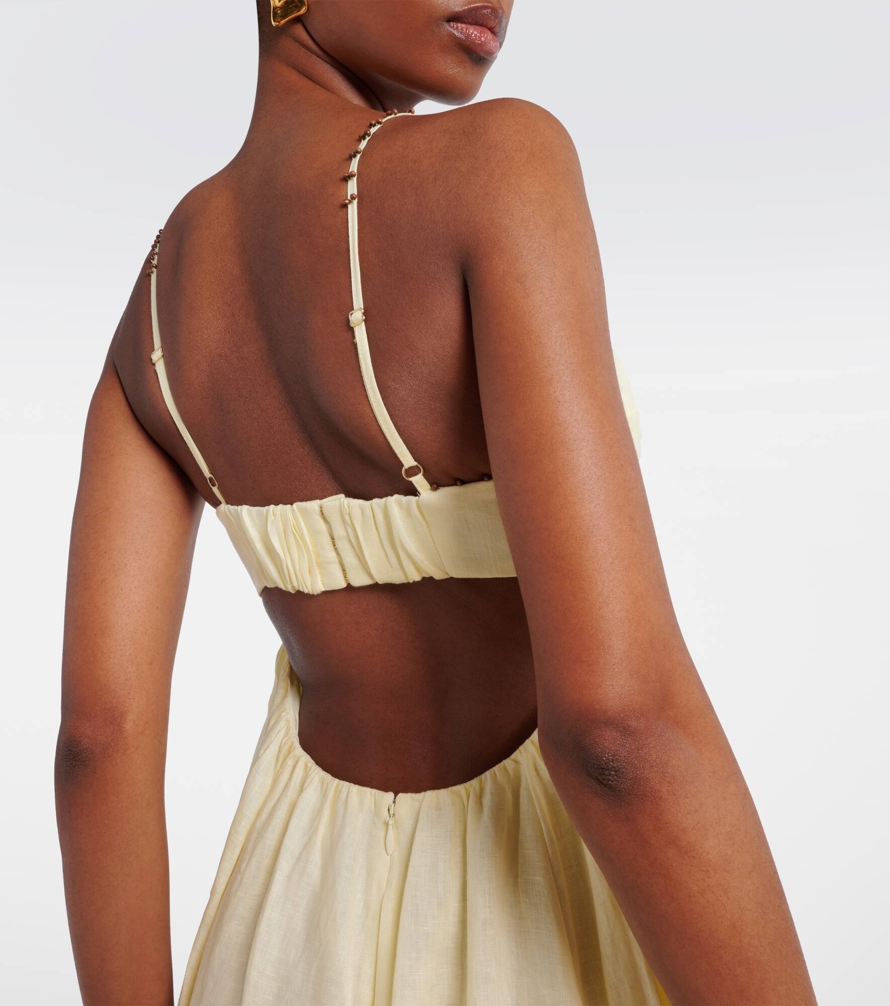 Rhiannon linen bustier dress - 6