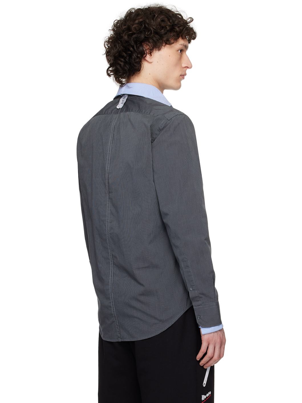 Blue Double Layer Shirt - 3