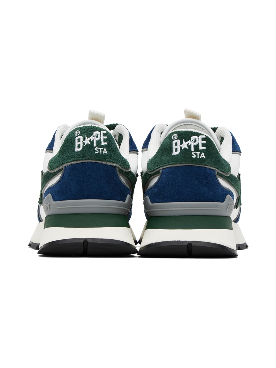 White & Navy Roadsta Express #2 Sneakers - 2