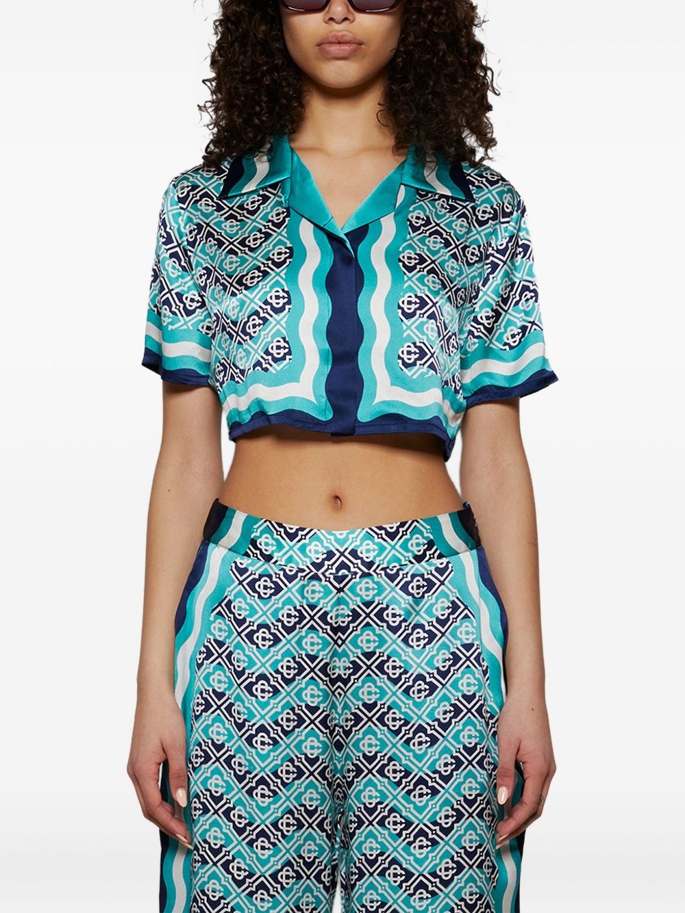 Monogram Wave shirt - 2