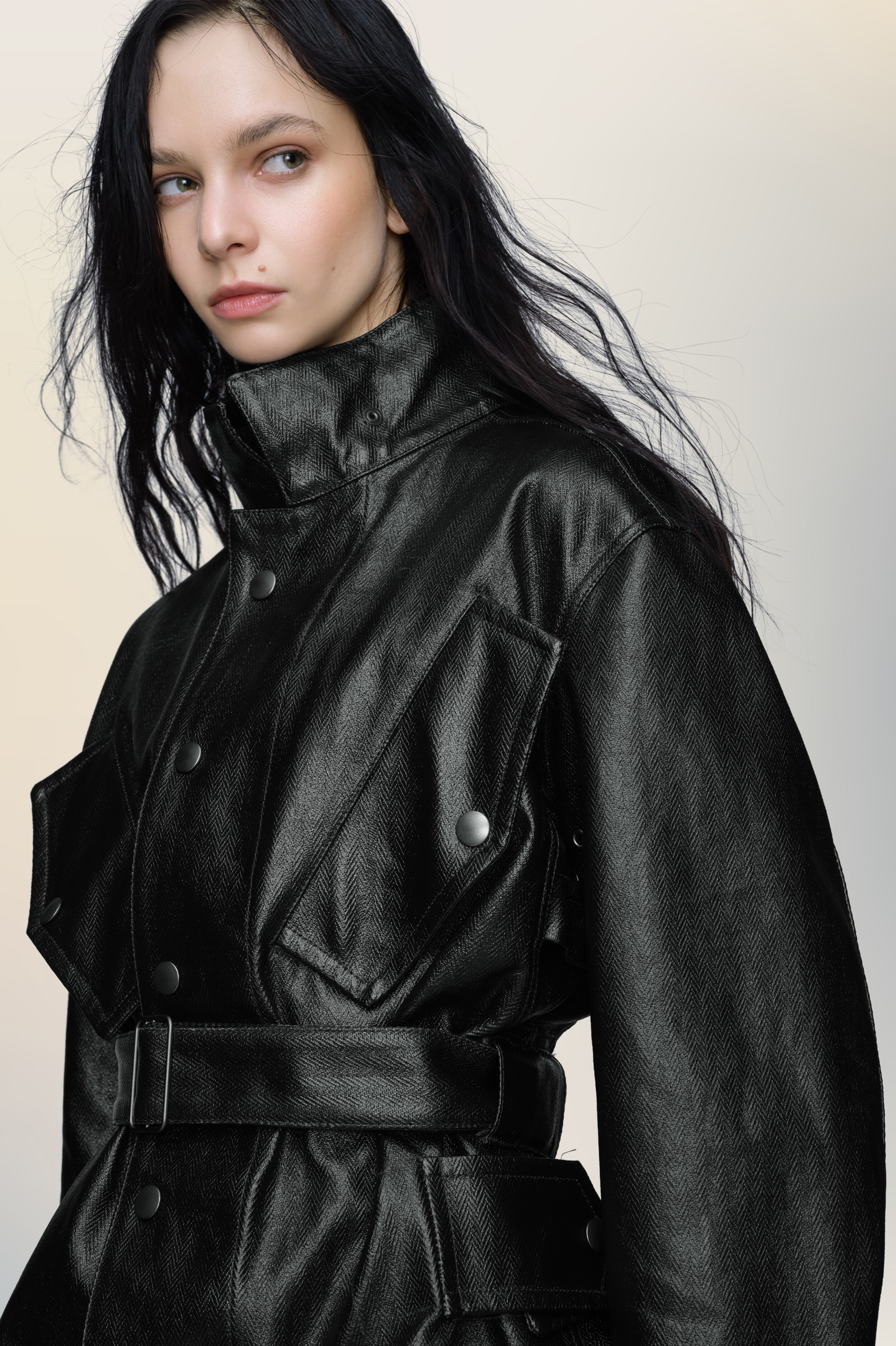Belted jacket - 6