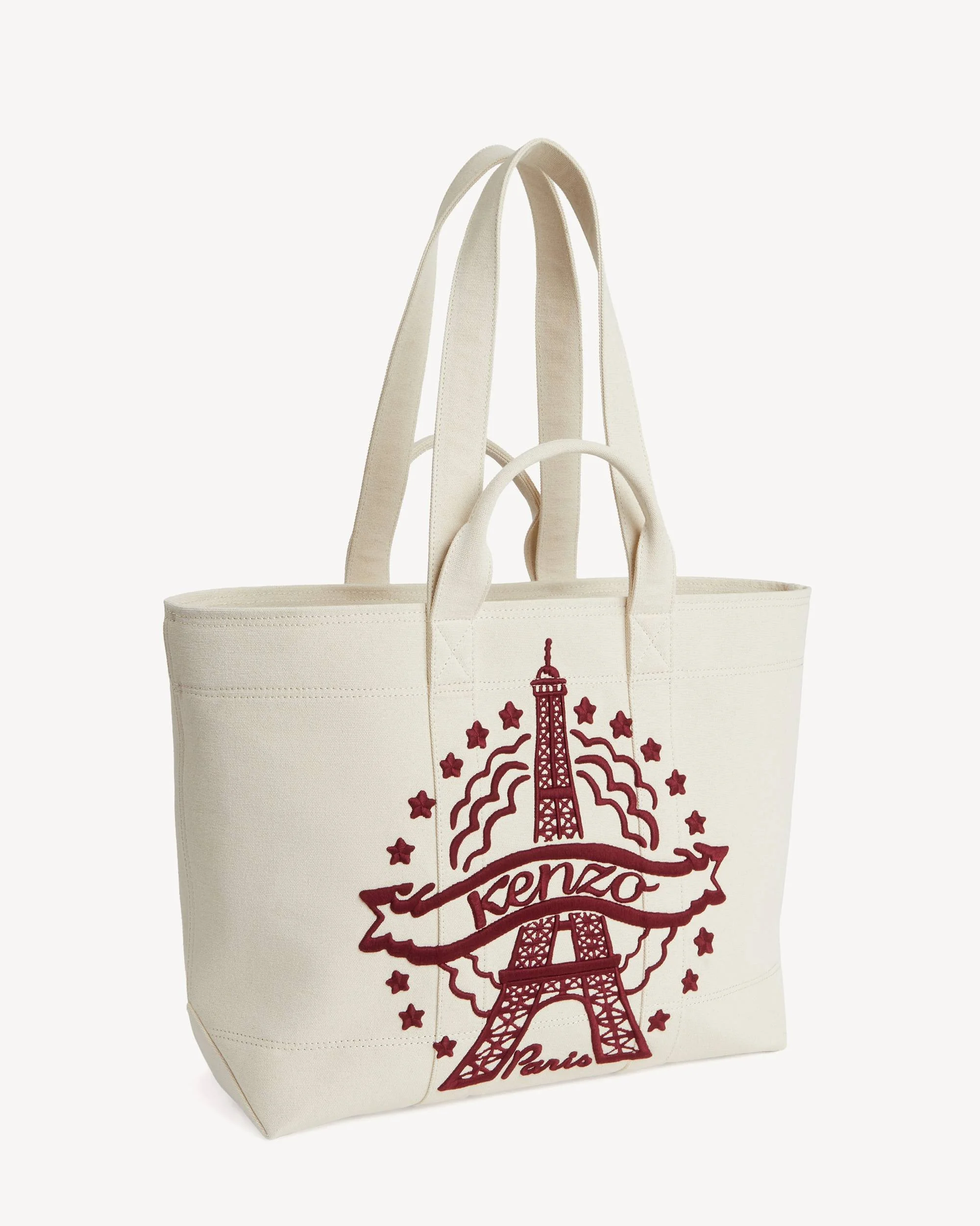 'KENZO Eiffel Tower Design' large tote bag in canvas - 1