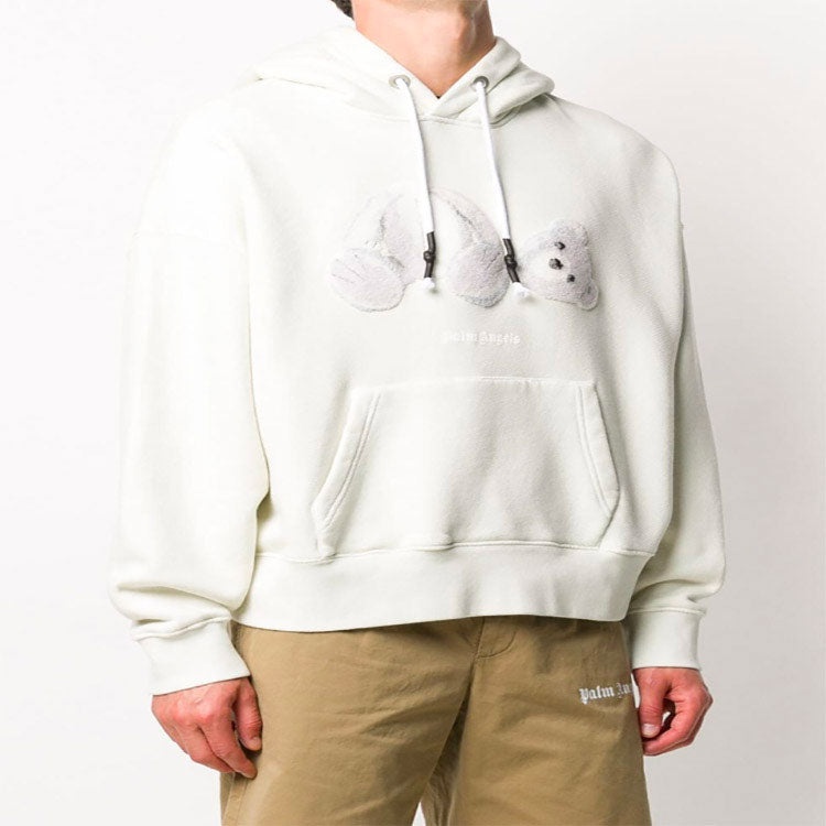 Men's PALM ANGELS Teddy Bear White PMBB058E20FLE0044401 - 3