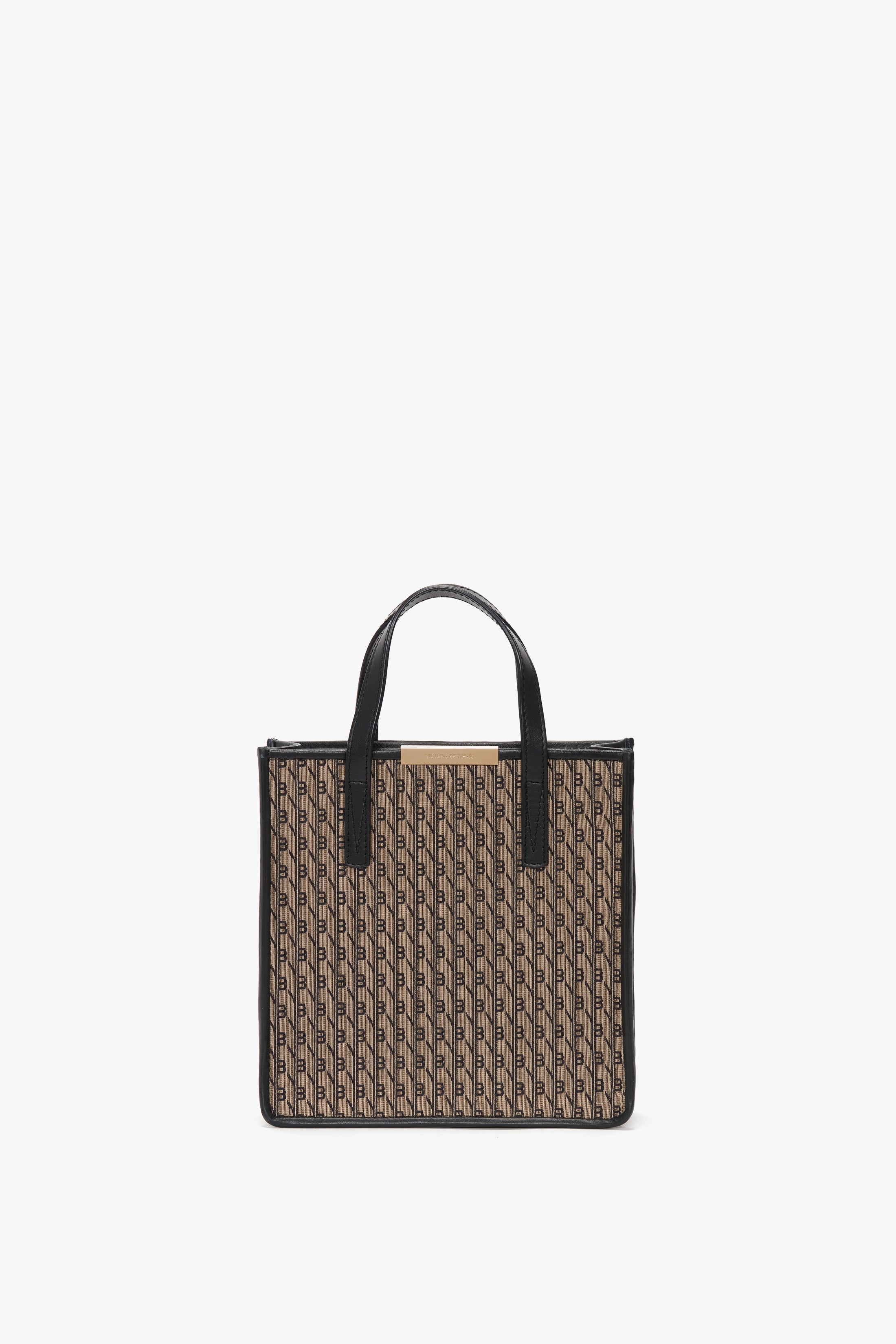 VB Monogram Mini Shopper in Jacquard - 1