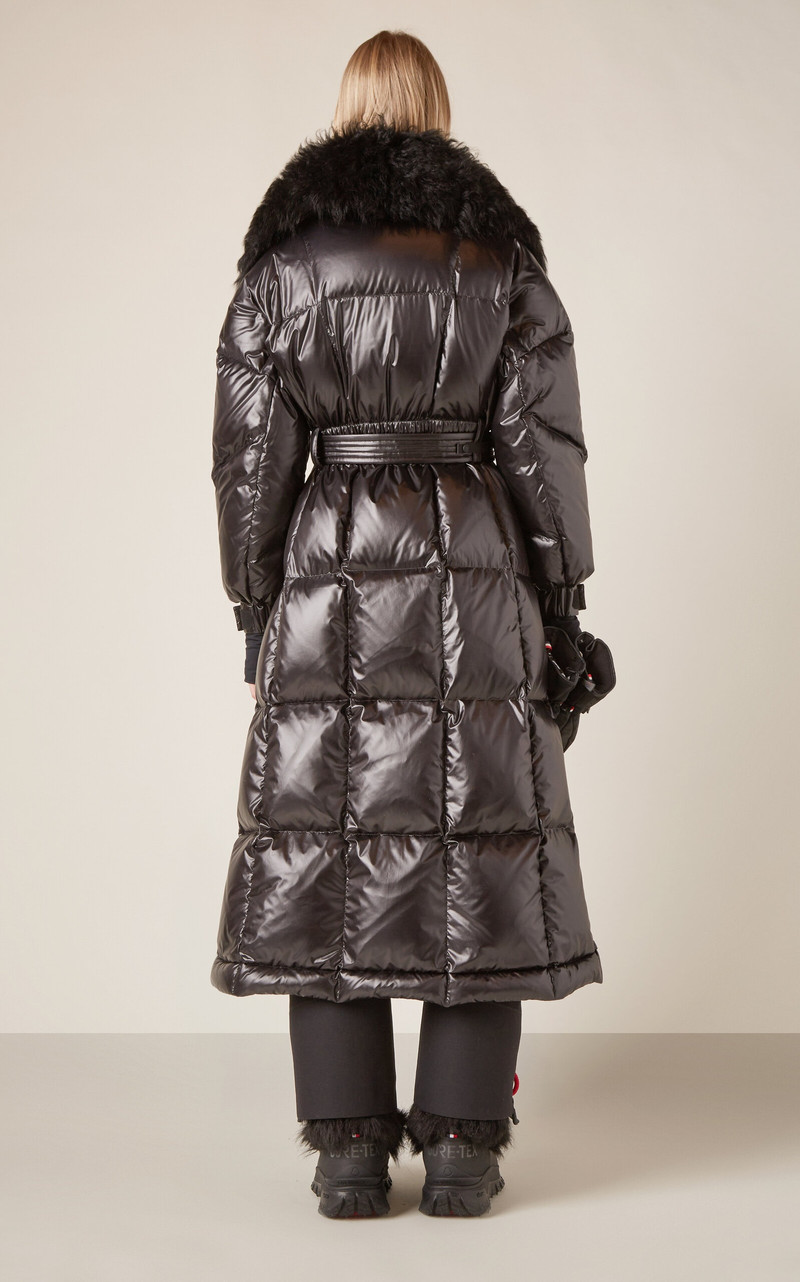 Chamoille Long Down Coat black 4
