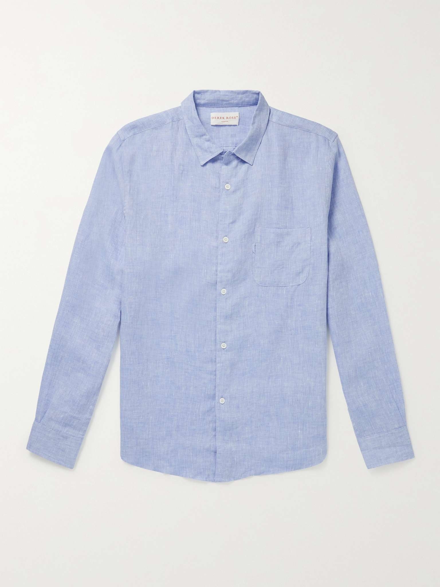 Monaco Slub Linen Shirt - 1