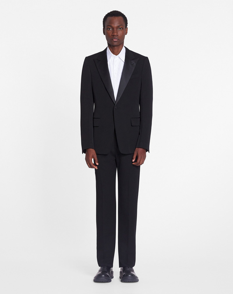 Lanvin FITTED TAILORED PANTS WITH SATIN BANDS outlook
