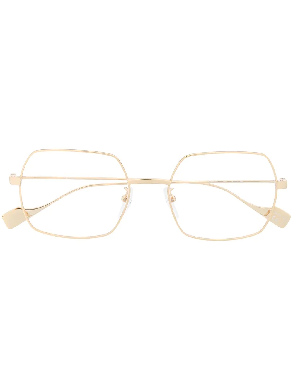 square-frame glasses - 1