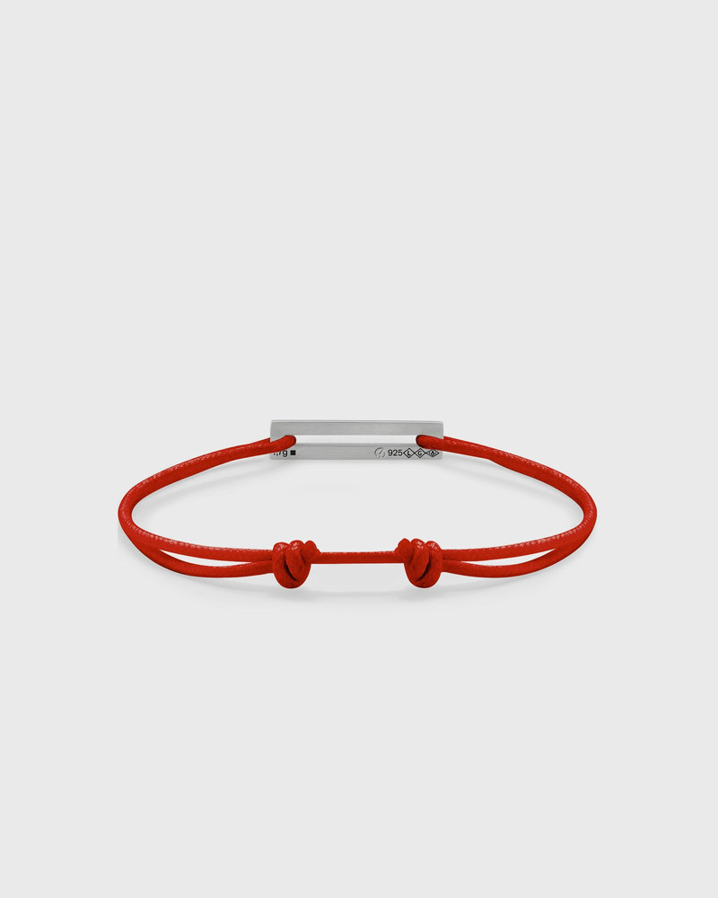 1.7g-polished sterling silver-red cord-bracelet 3