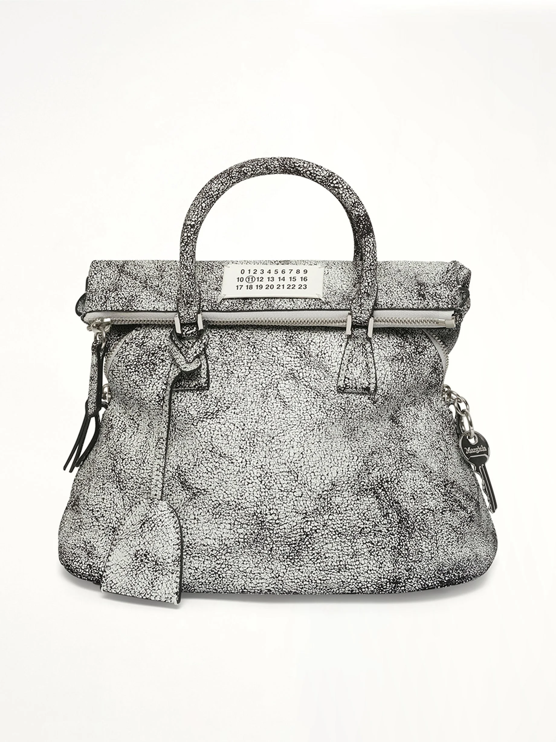 5AC Mini Loved to Death Bag in White/Black - 1