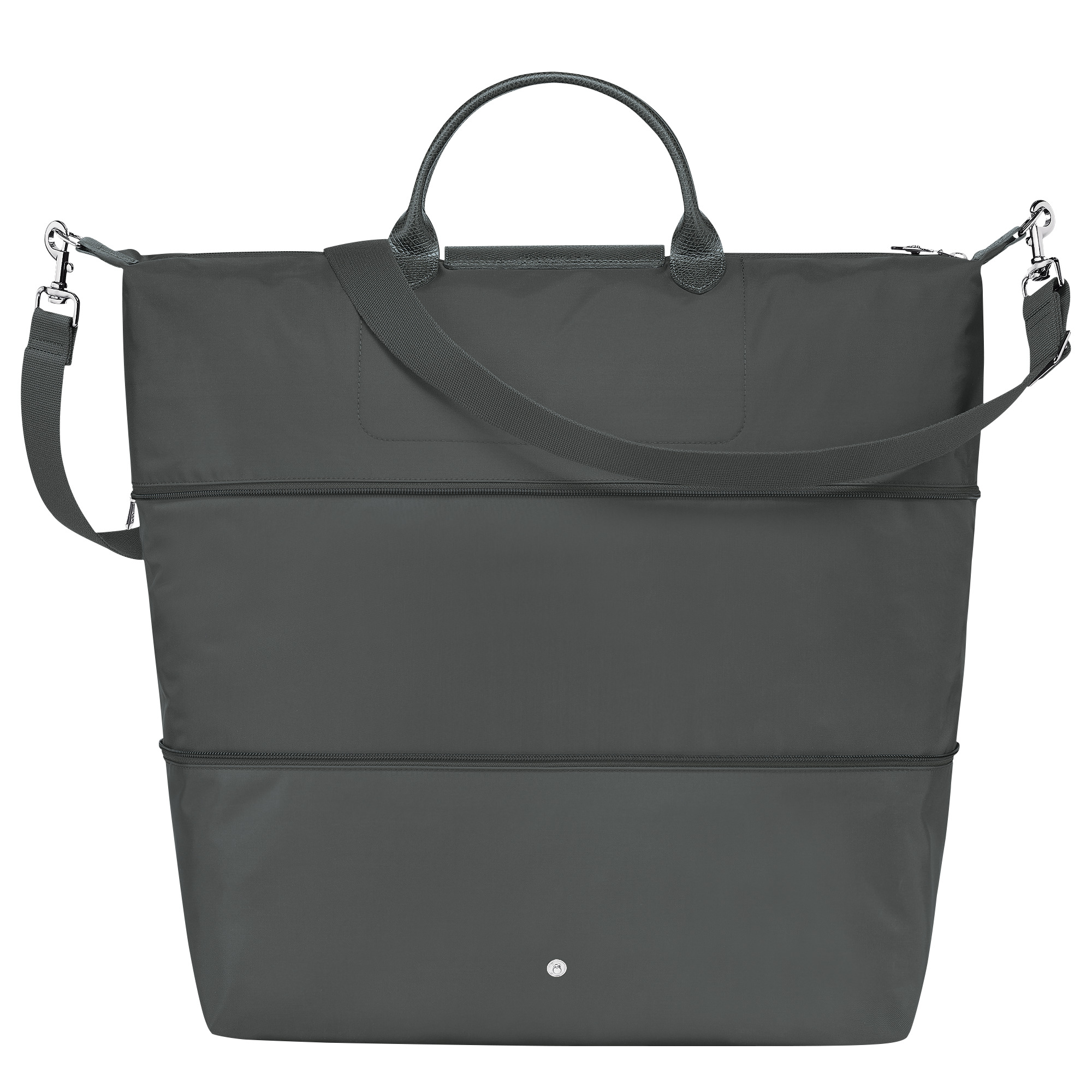 Le Pliage Green Travel bag expandable Graphite - Recycled canvas - 3
