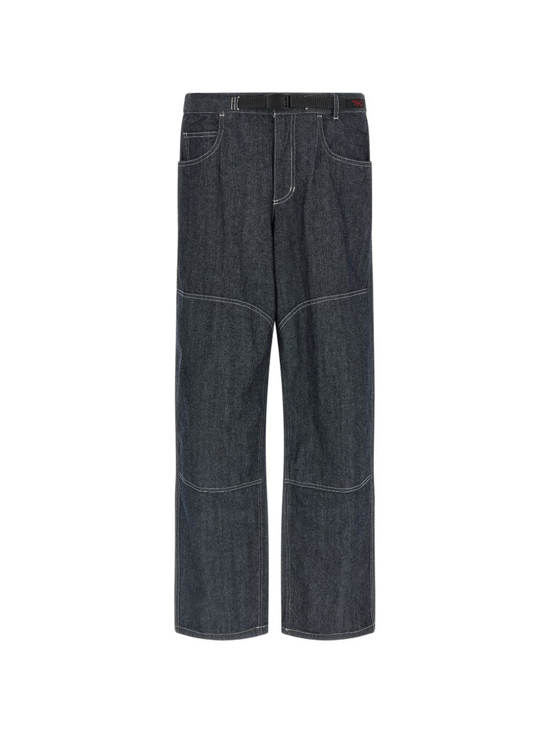 double-knee belt jeans 1