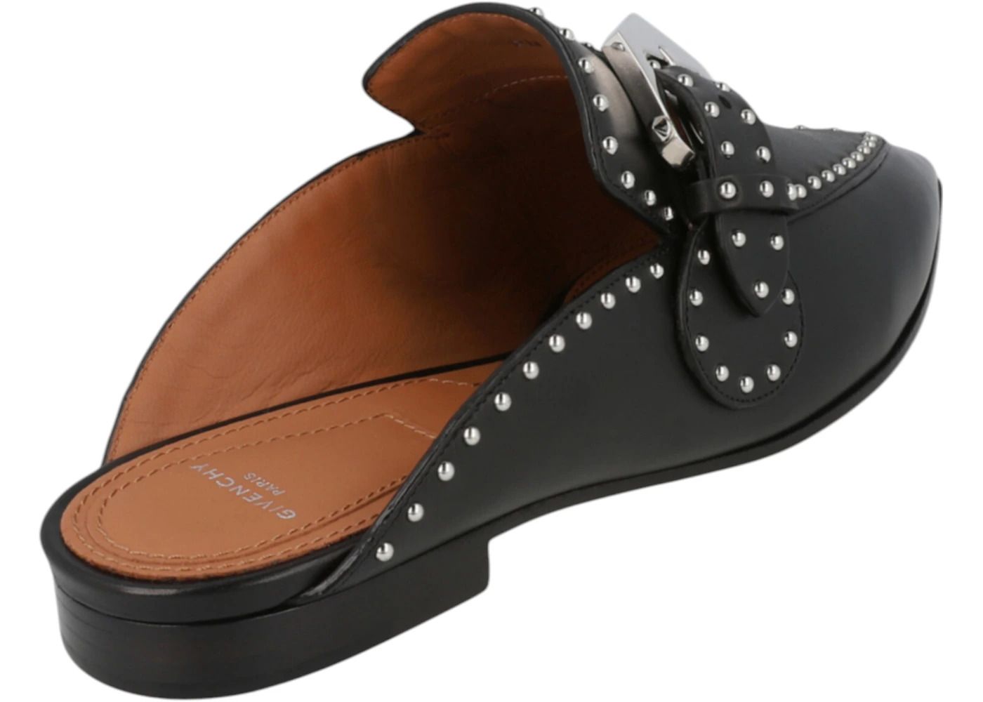 Givenchy Elegant Studded Mules Black (Women's) - 3