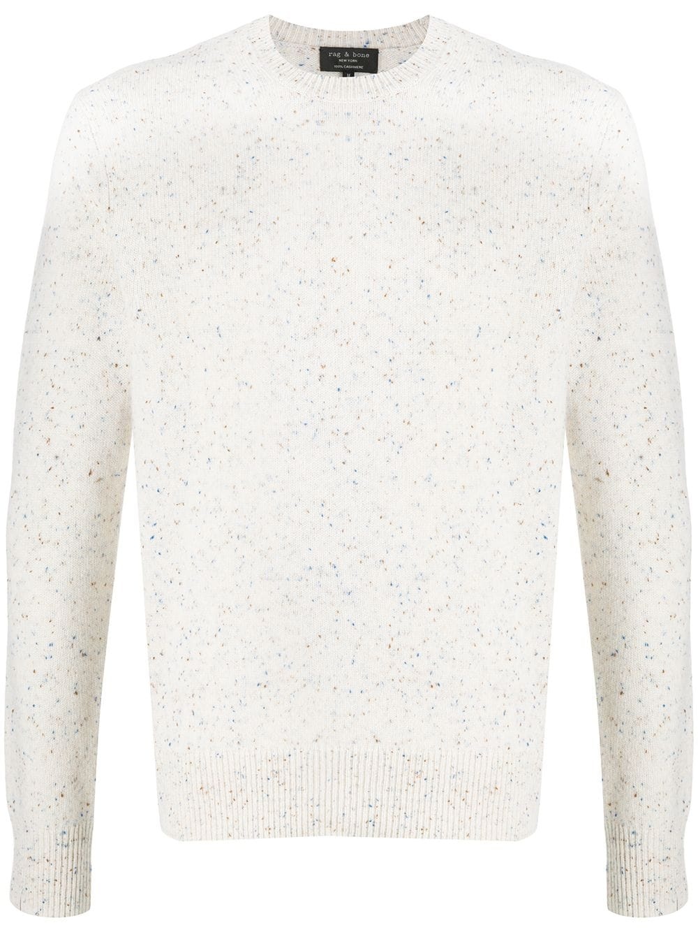 speckle knit crewneck jumper - 1