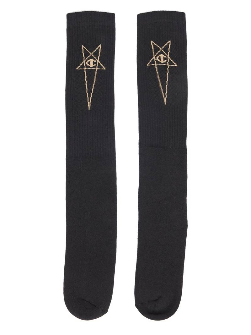 Black Champion Edition Cotton Socks 1