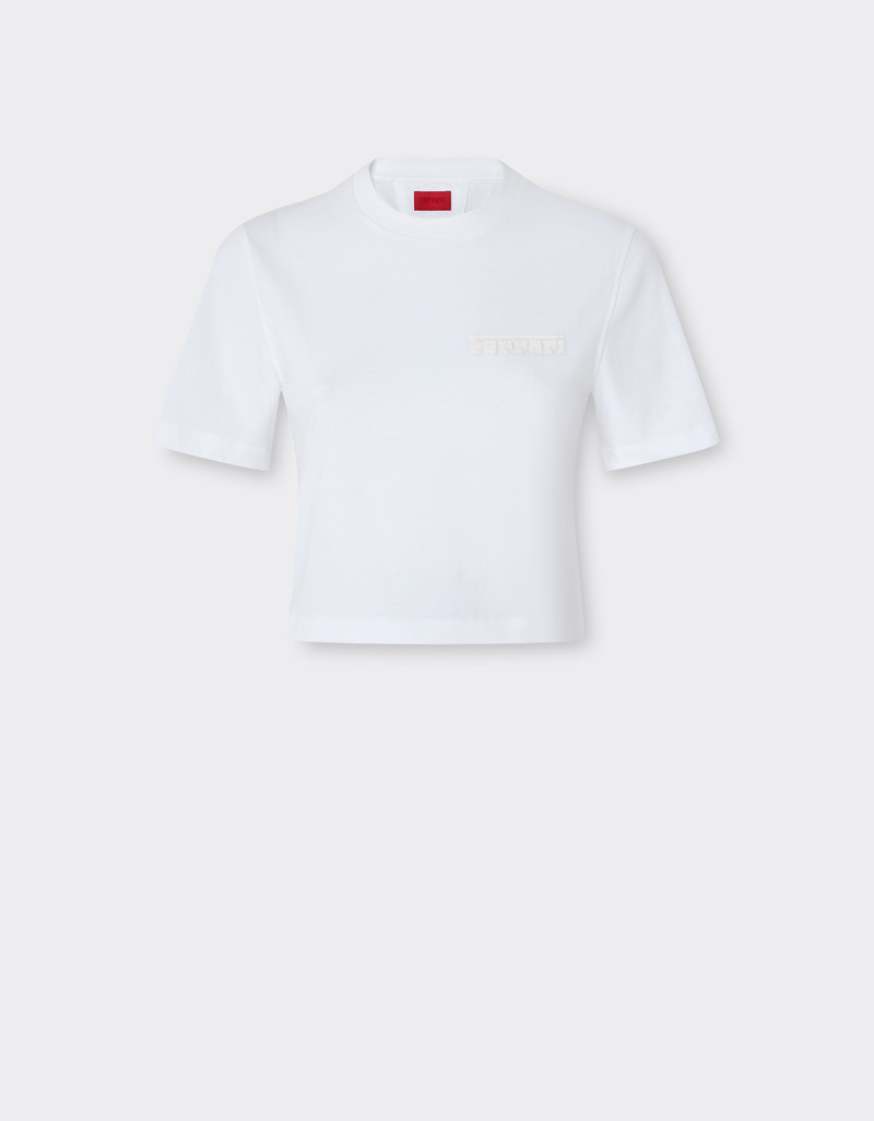 Crop cotton T-shirt 1