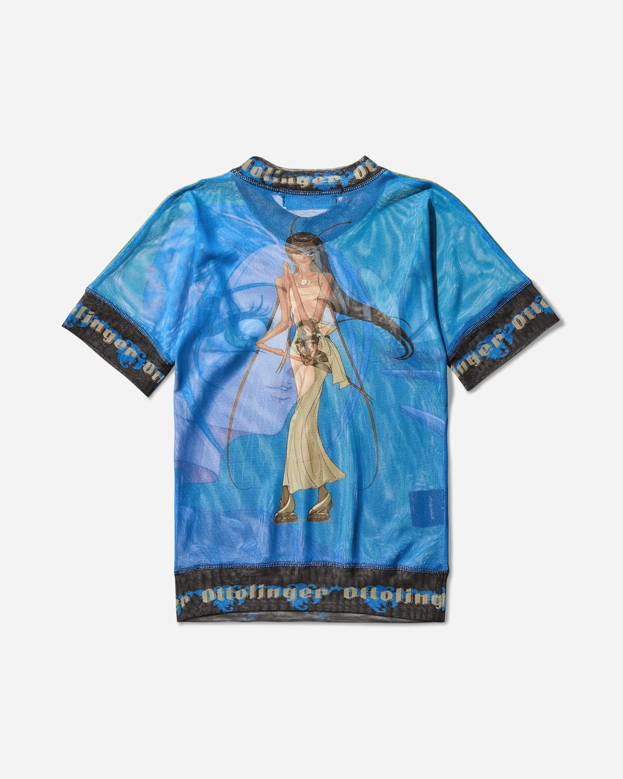 Women's Julien Ceccaldi Mesh T-Shirt Multicolor - 2