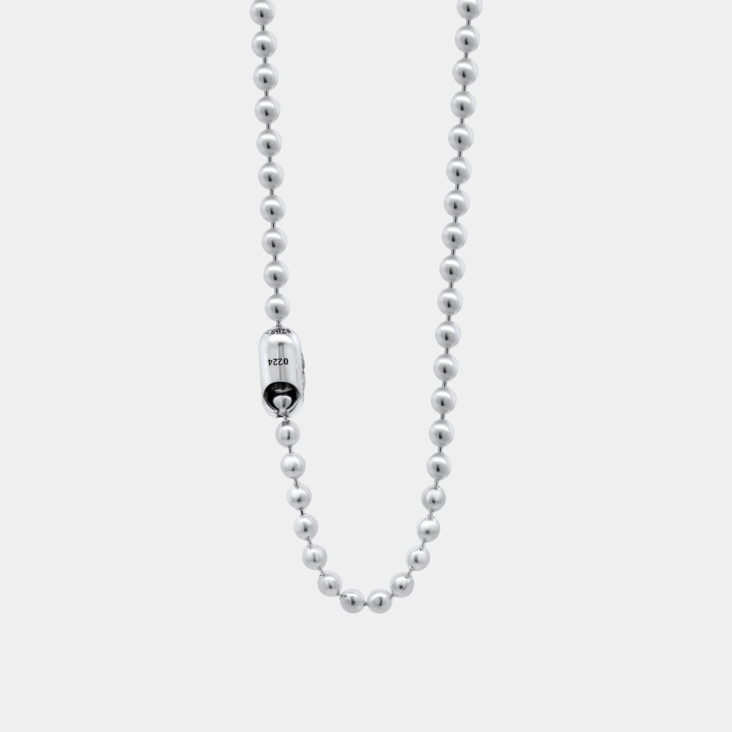 PL-BAL10-CUT-21 GOOD ART HLYWD Pop Lock Triple Cutout Necklace 10 at 21" - Sterling Silver - 2