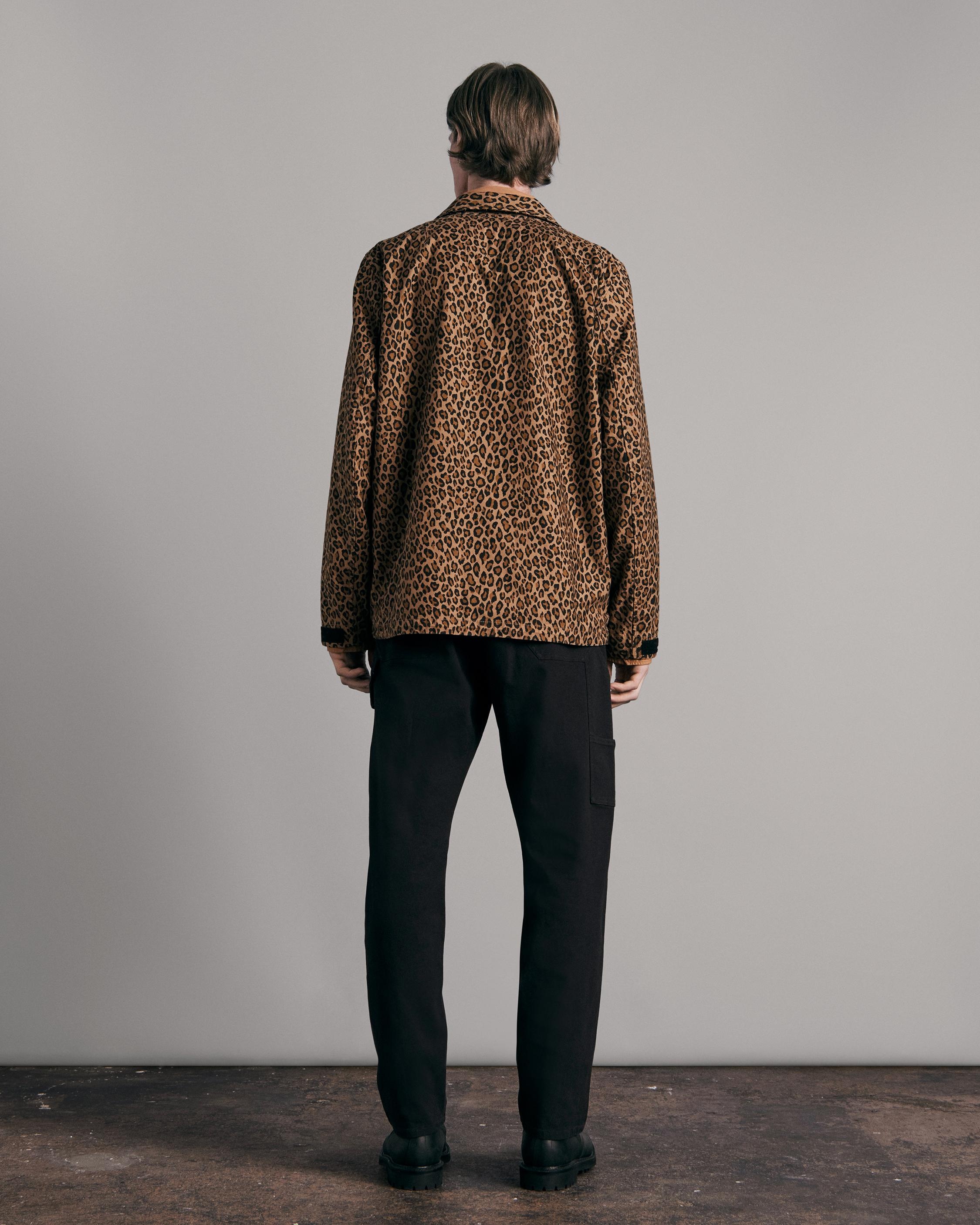 Leopard Flight Coaches Cotton Jacket
Classic Fit Jacket - 5