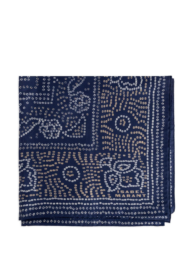 bandana-print scarf 1