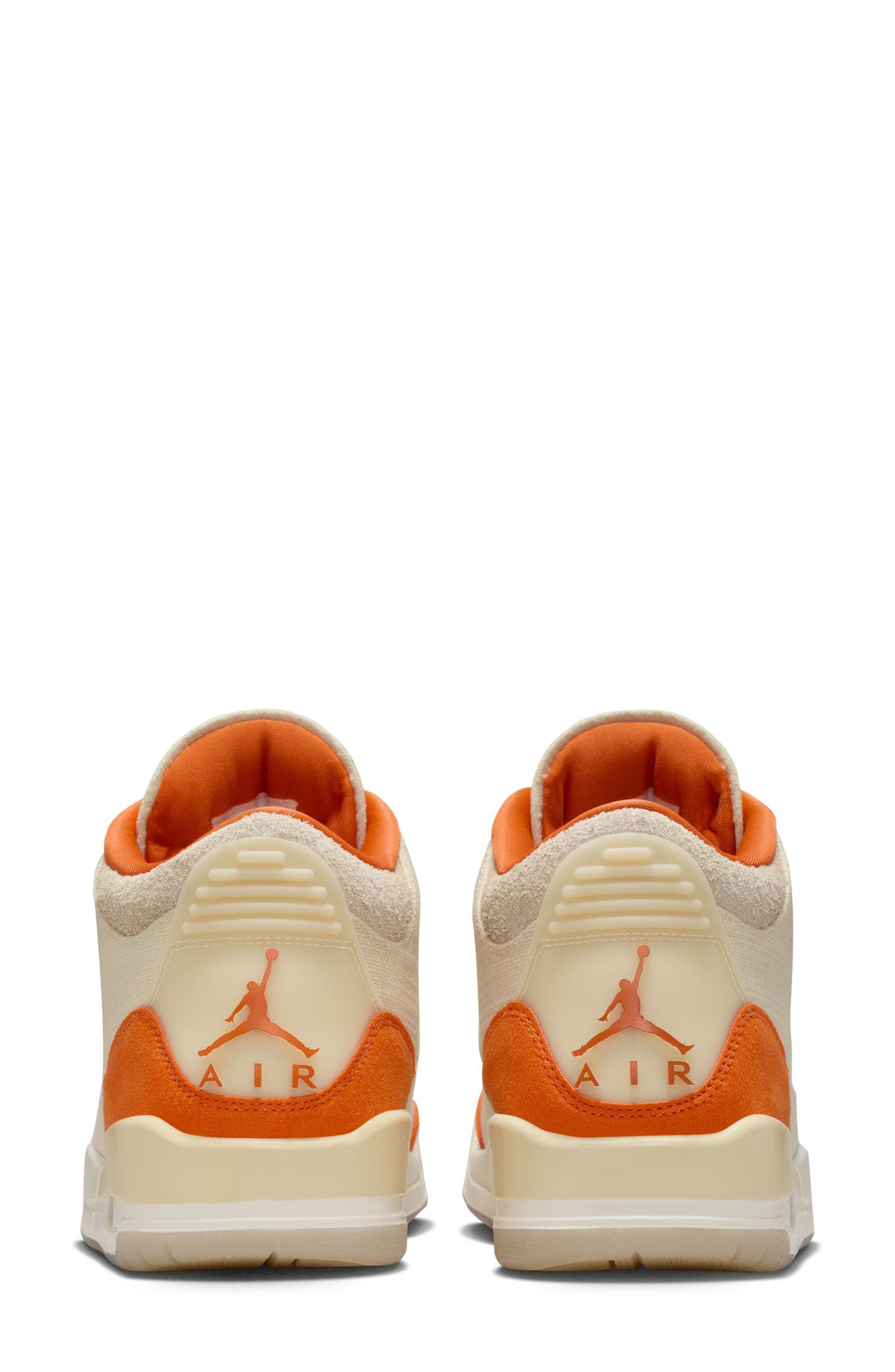 Air Jordan 3 'Starfish' Basketball Sneaker in Fossil/Starfish/Sail at Nordstrom - 4