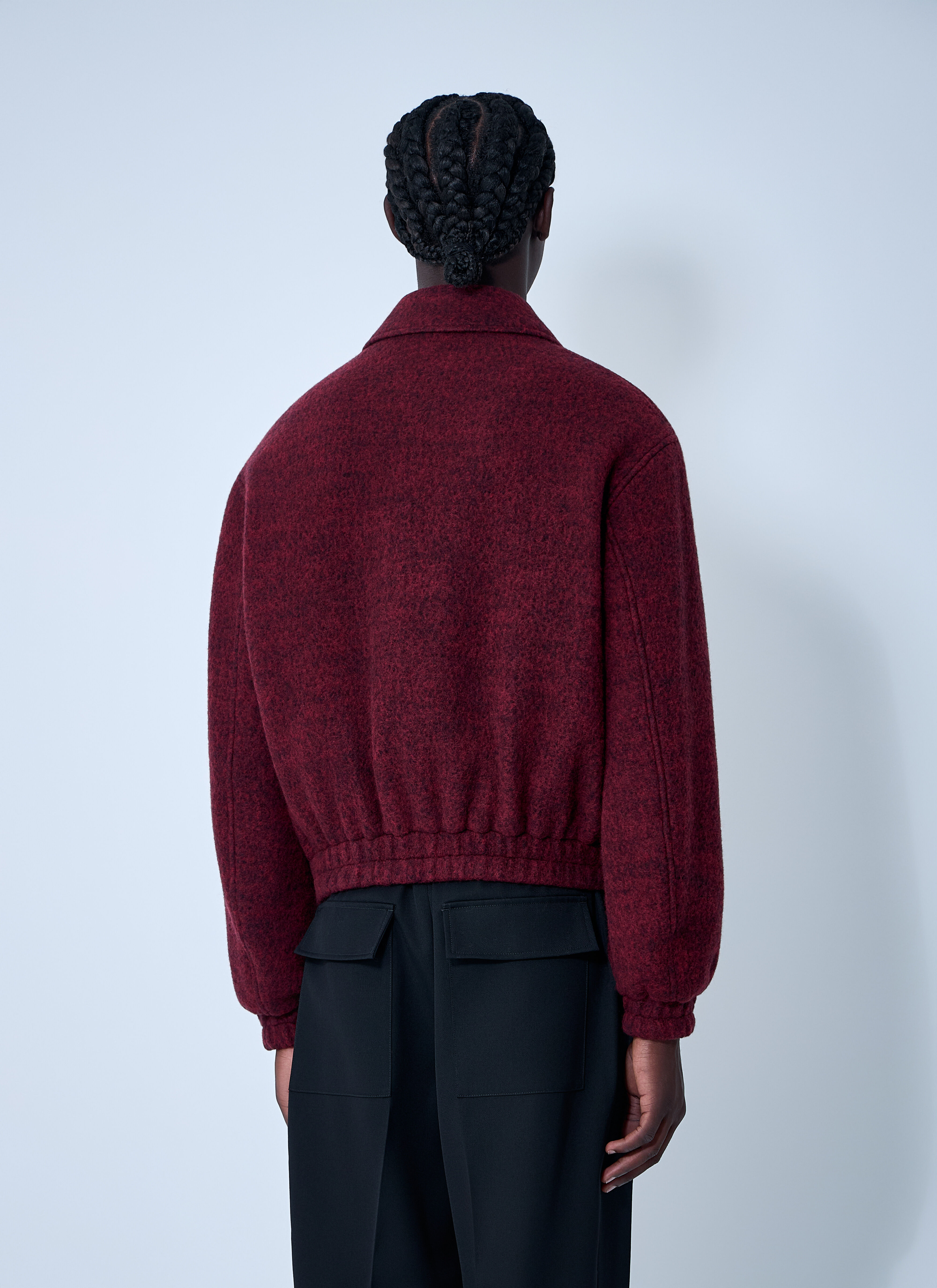 Wool-Blend Bomber Jacket - 4