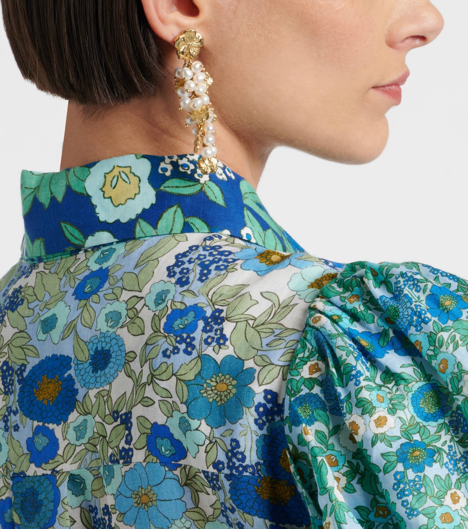Team Spirit gold-plated earrings - 6