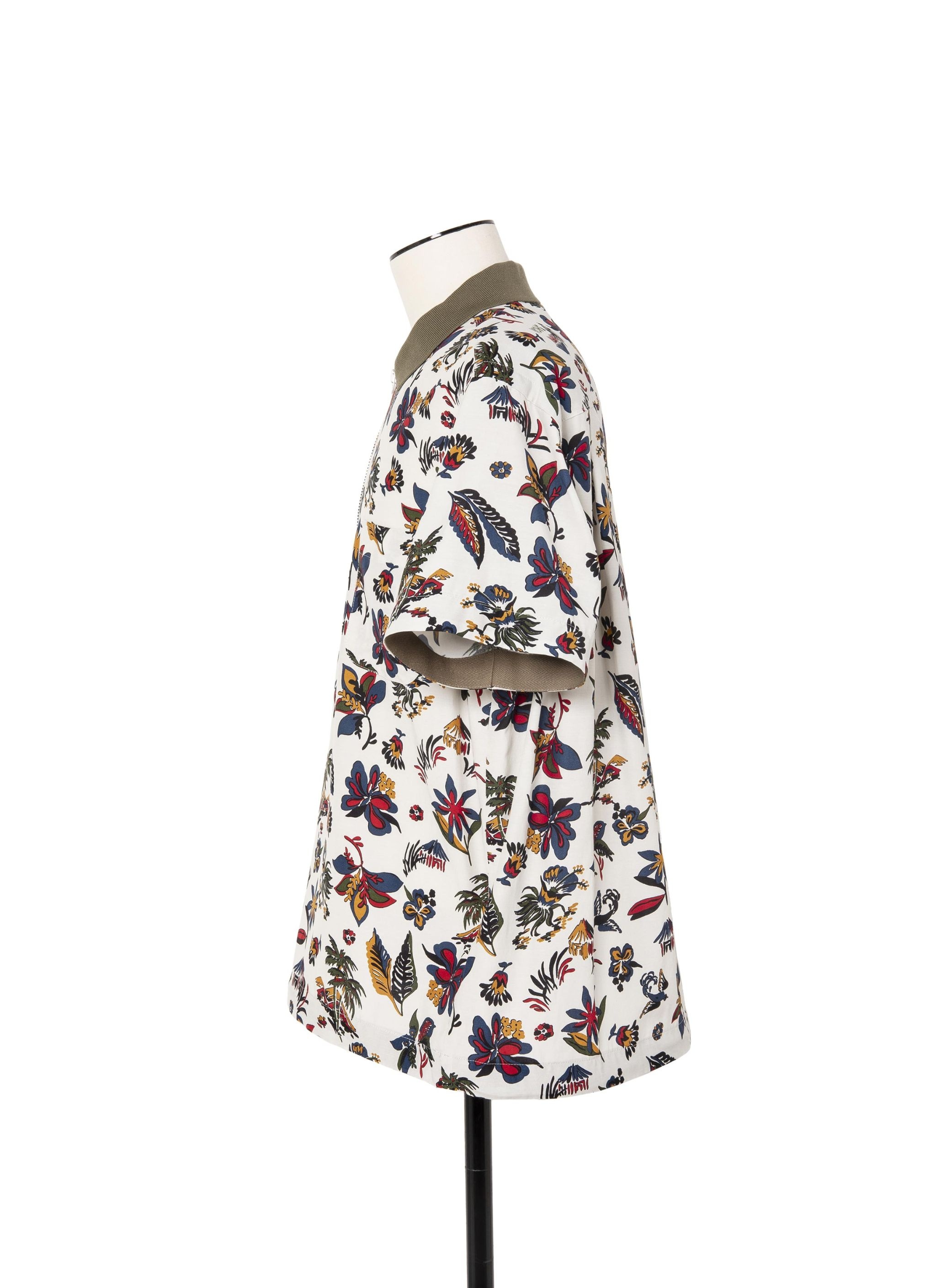 Car Race / Tropical Print Polo Shirt - 2