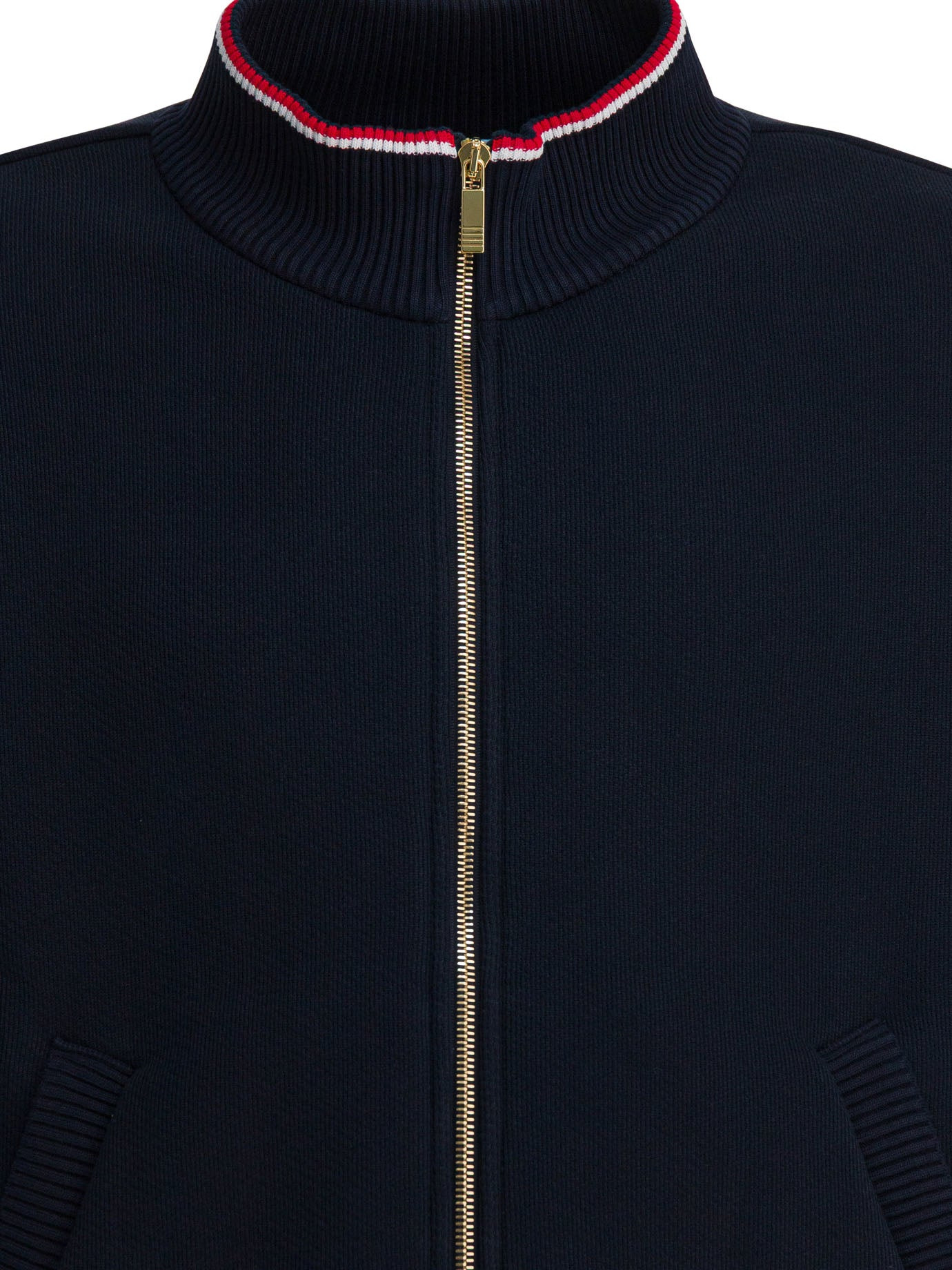 Zipper Sweatshirt Sweatshirts Blue - 3