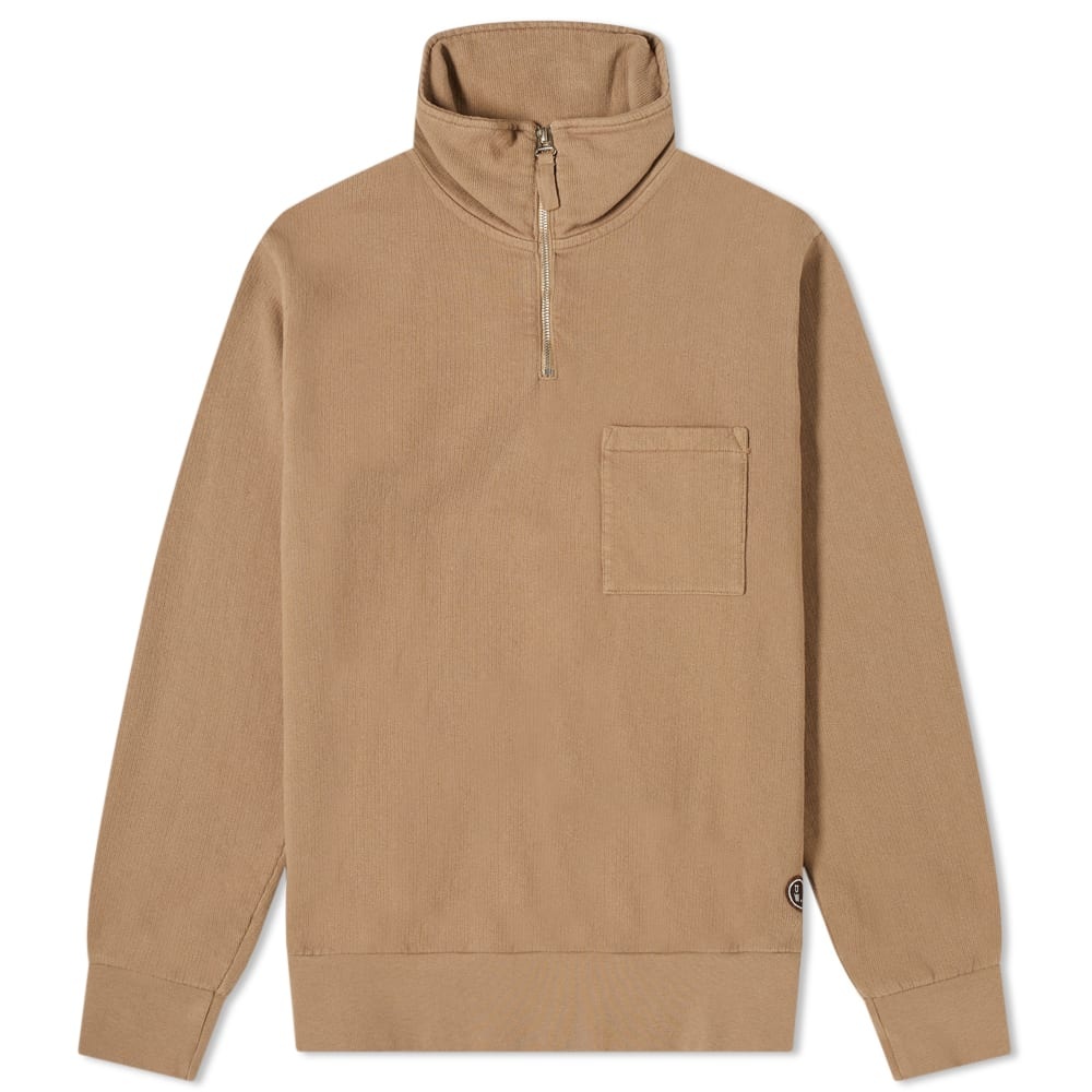 Universal Works Quarter Zip Sweat - 1