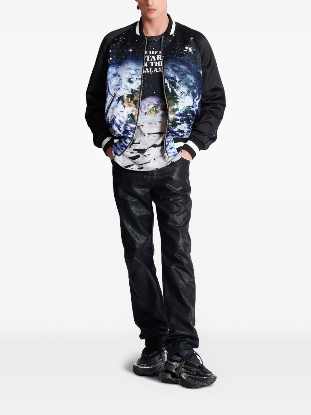 logo patch trousers - 2