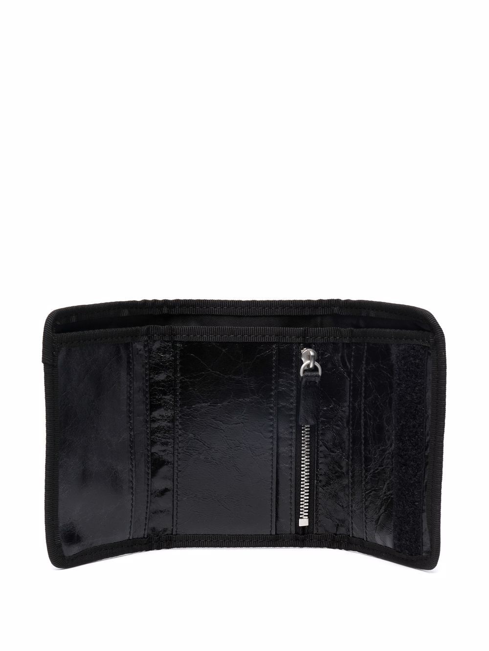 crinkle texture wallet - 3