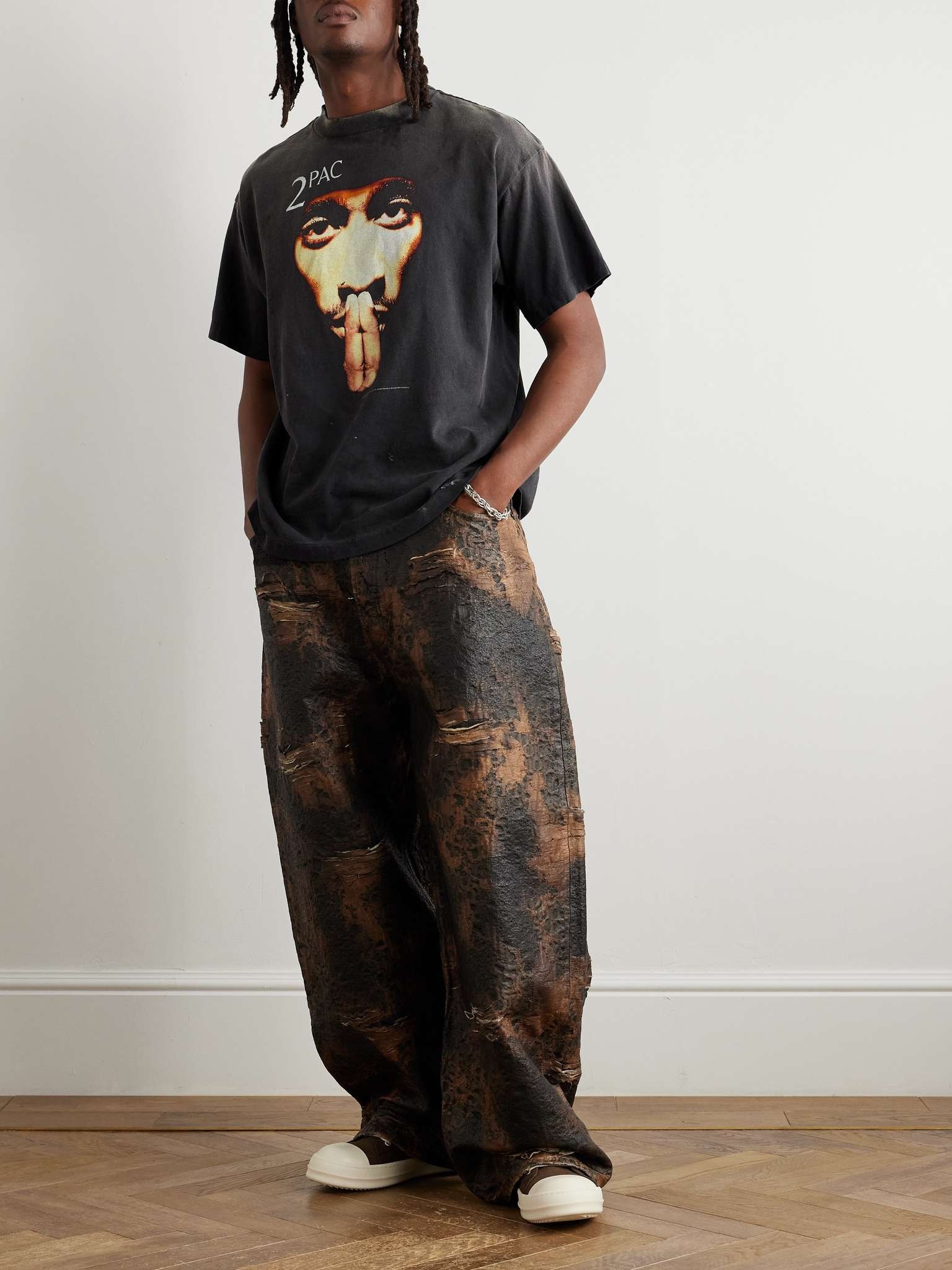+ 2Pac Printed Cotton-Jersey T-Shirt - 2