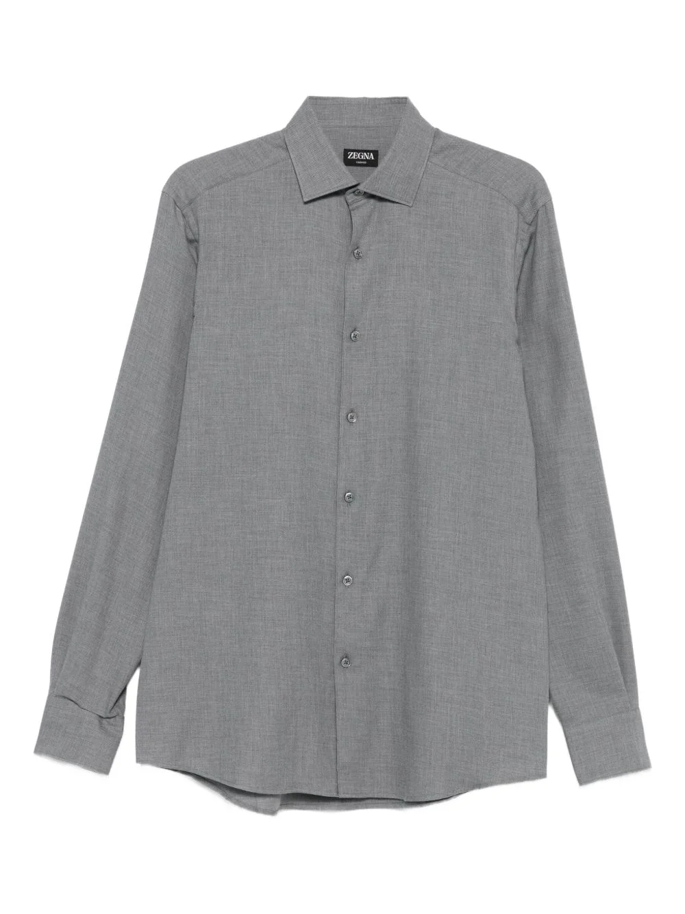 long-sleeve button-down shirt - 1