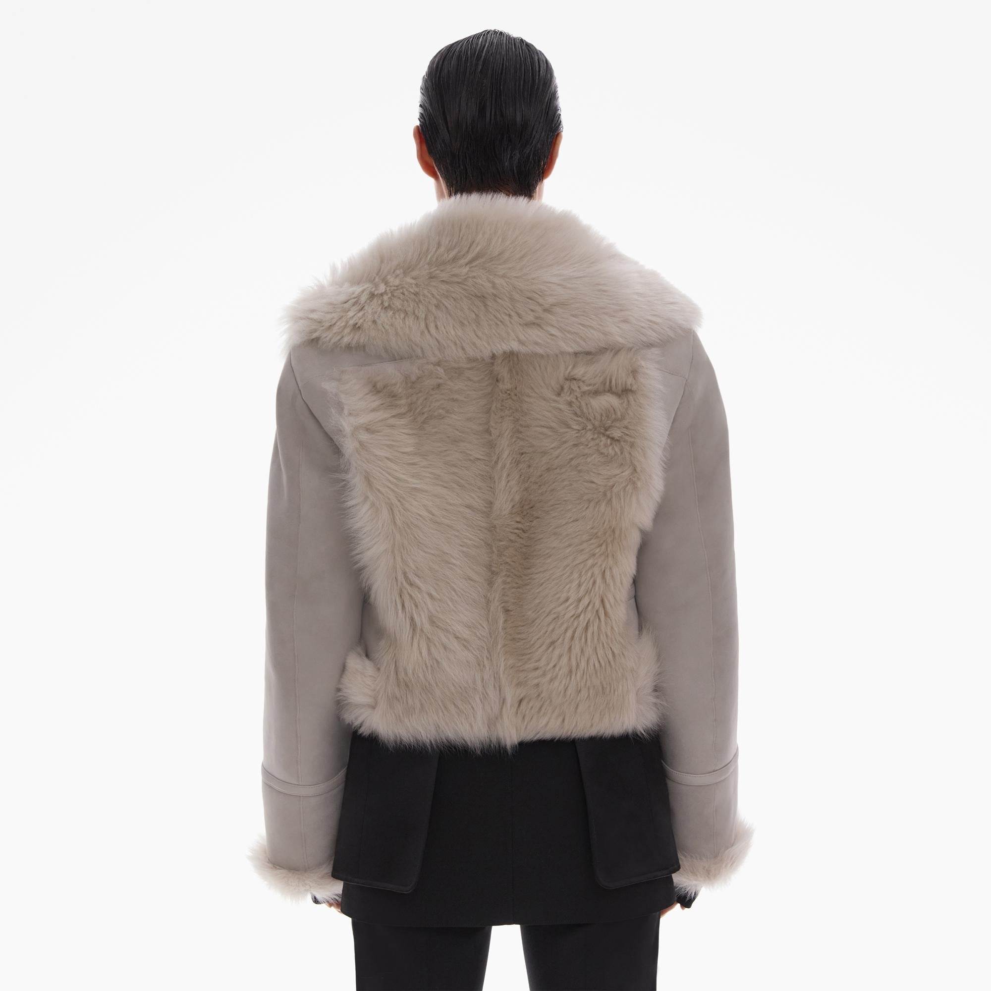 SHEARLING AVIATOR JACKET - 4