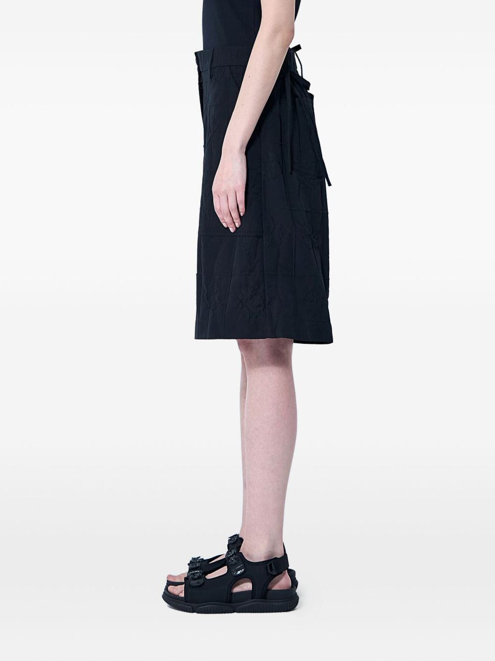 Annika quilted knee-length shorts - 3