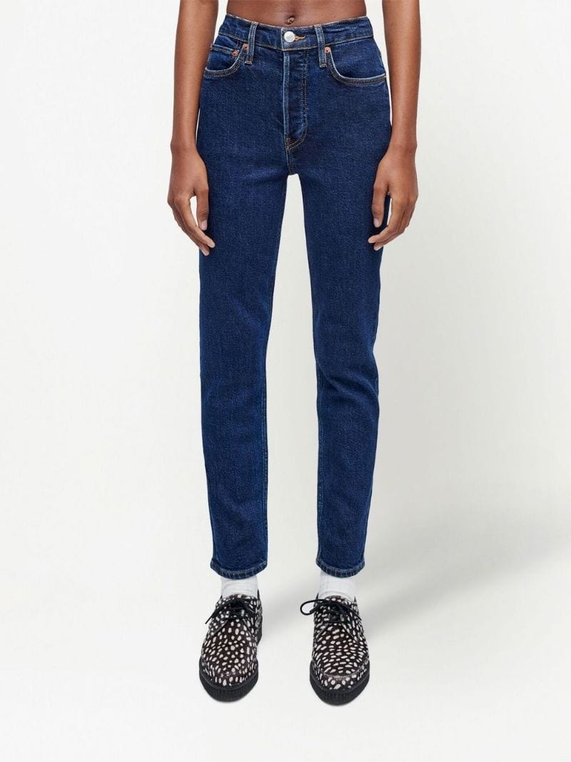 90s high-rise cropped jeans - 3