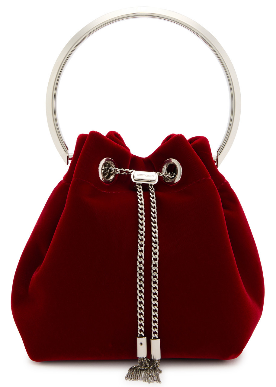 Jimmy Choo Bon Bon Velvet Bucket bag - 1
