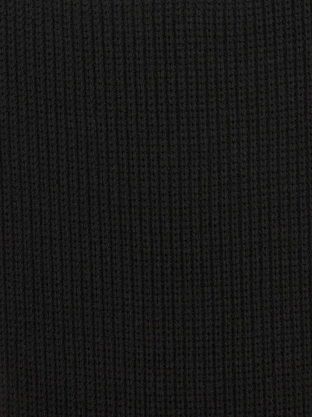 fine-knit wool scarf - 2