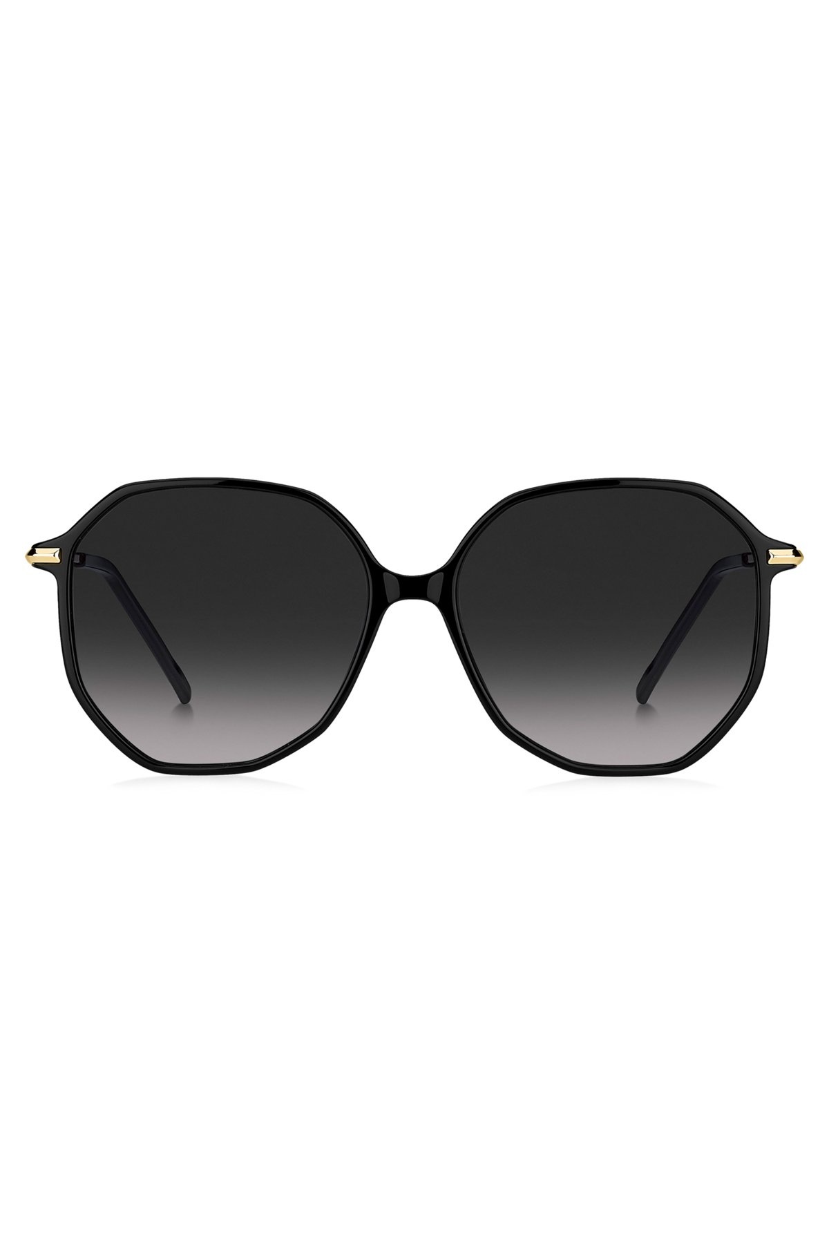 BLACK-ACETATE SUNGLASSES WITH TUBULAR TEMPLES - 3