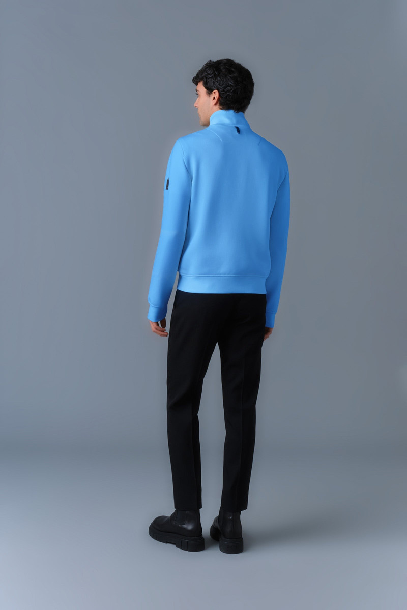 COLLIN-R Nano Down Mixed Media Bomber Jacket 4