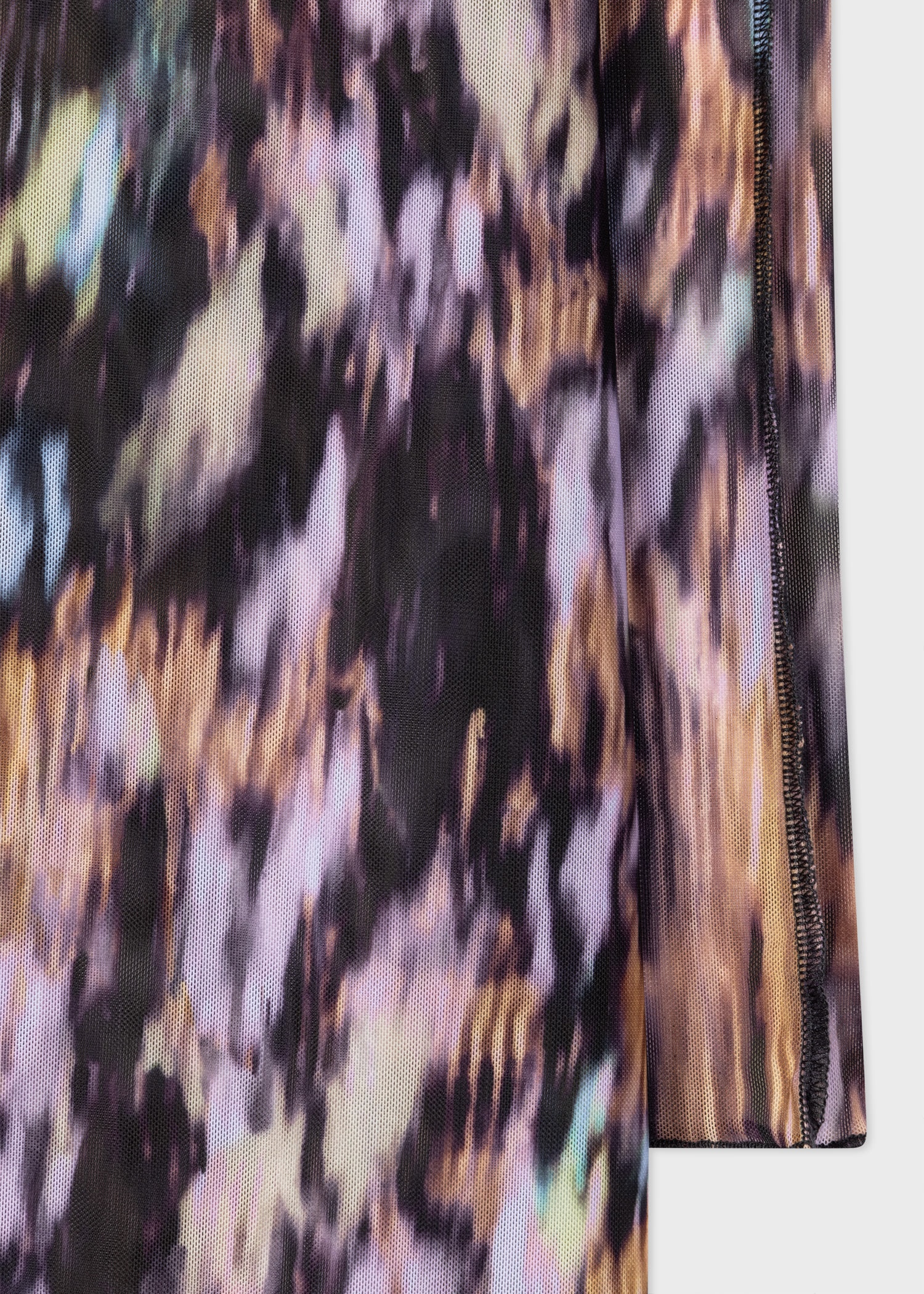 'Bark' Print Mesh Dress - 2