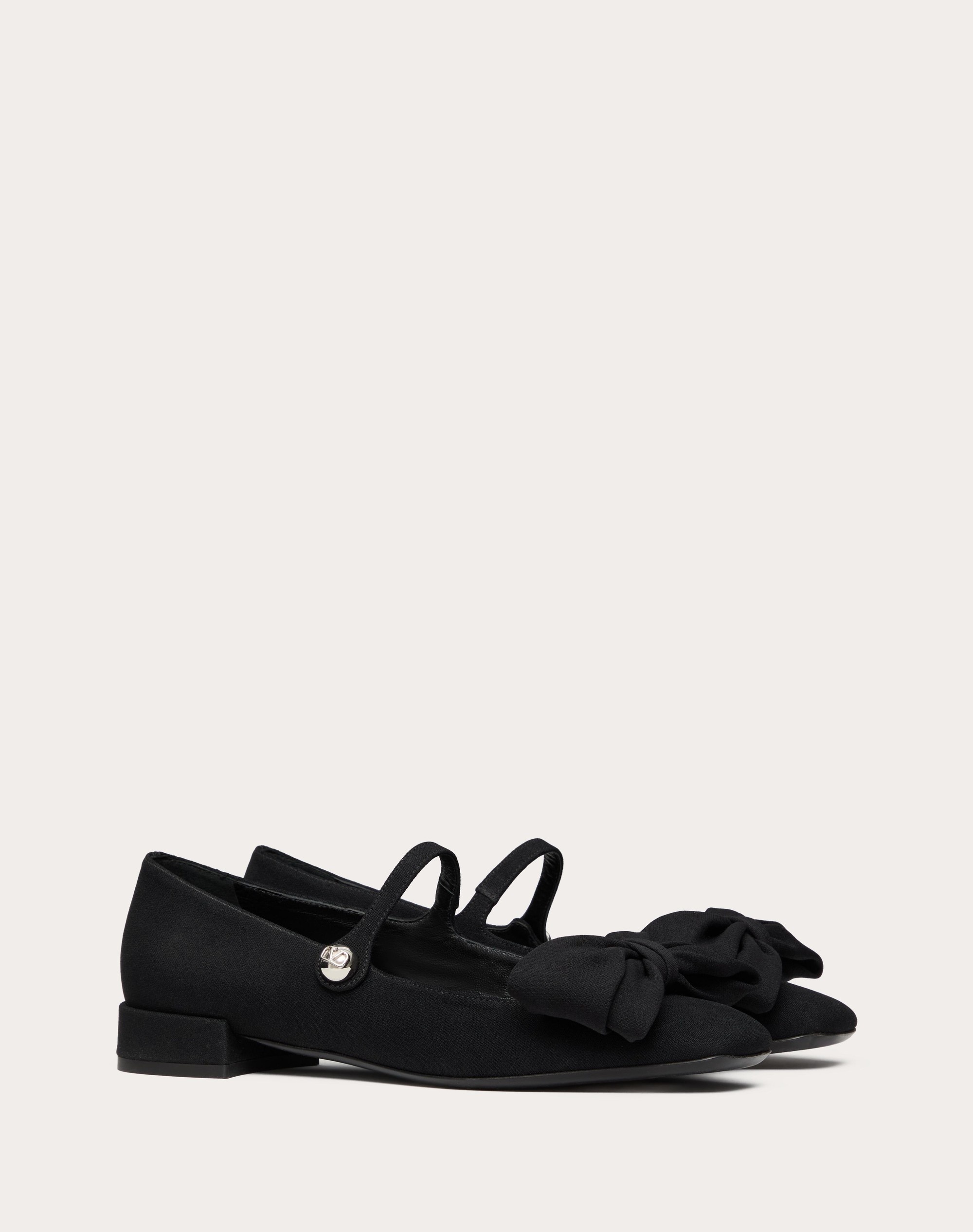 VALENTINO GARAVANI BOWJANE MARY-JANE BALLERINA IN CREPE FABRIC 20MM - 2